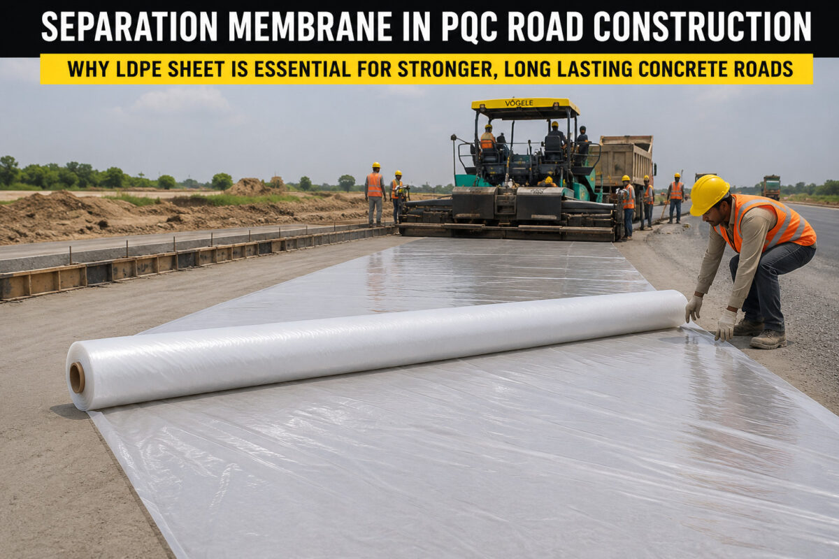 Separation Membrane in PQC Roads: Why LDPE Is the Standard Choice