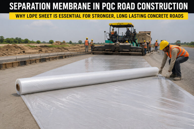 Separation Membrane in PQC Roads: Why LDPE Is the Standard Choice