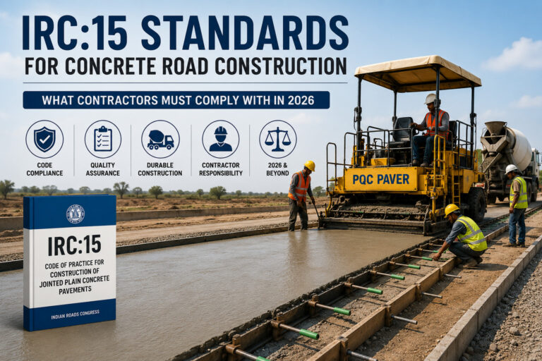 IRC15 Standards for Concrete Road Construction: What Contractors Must Comply With in 2026