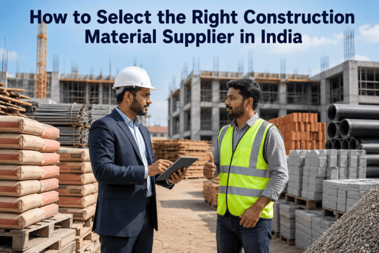 How to Select the Right Construction Material Supplier in India